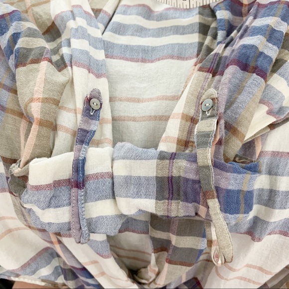 Zara Woman Plaid Crossover Top - Picture 5 of 10